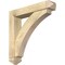 Ekena Millwork Thorton Arts and Crafts Rough Sawn Bracket w/ Offset Brace, Douglas Fir, 6"W x 30"D x 30"H BKT0604X30X30THR03RDF - alternate 1